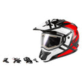 Matte Blk/Red/White Snow Helmet S789