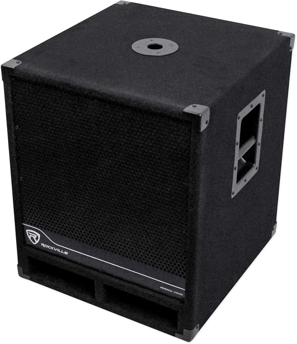15" 1600w Active Powered PA Subwoofer with Steel Casters H8206