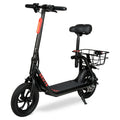36V Seated Electric Scooter with Basket, 250W Motor, Max Speed 15mph X663