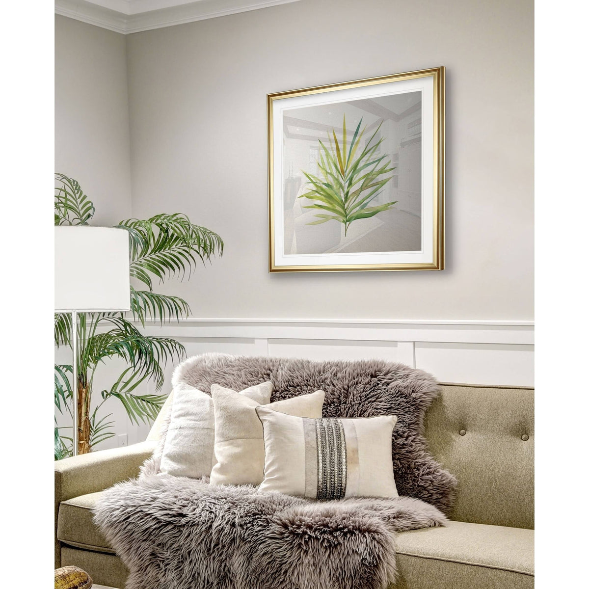 Framed Giclee Print 22X22 E73855