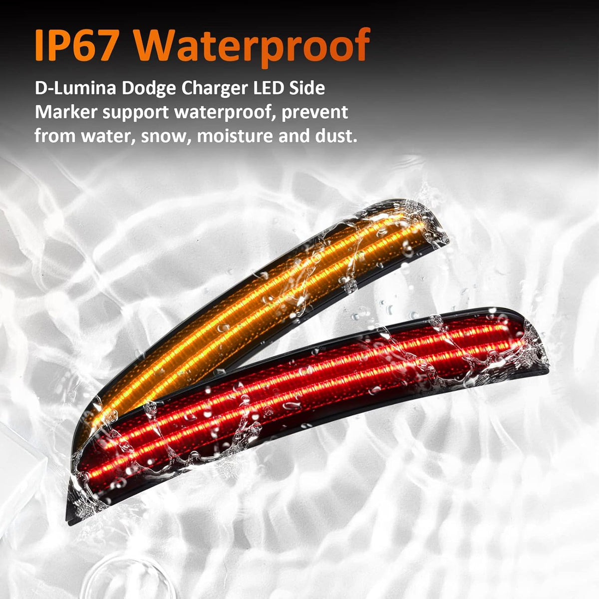 Smoke Lens LED Side Marker Light Kit, Pack of 4 W66856