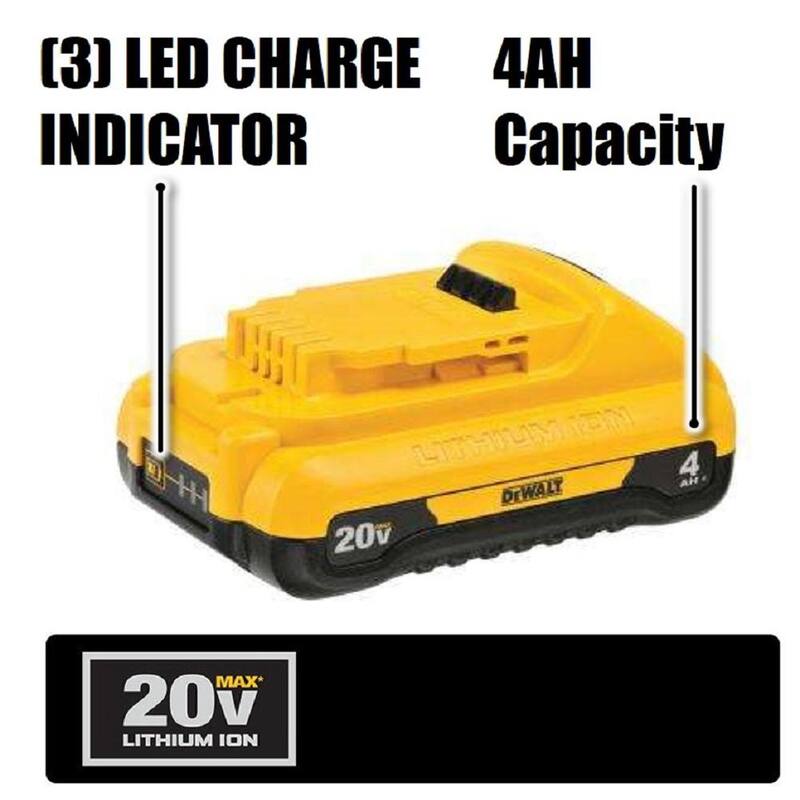 20V MAX Compact Lithium-Ion 4.0Ah Battery Pack J372