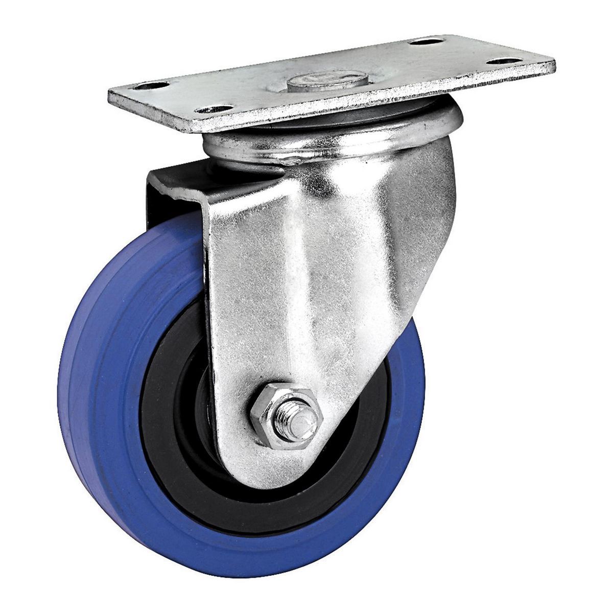 3-1/2 in. Rubber Swivel Caster O417