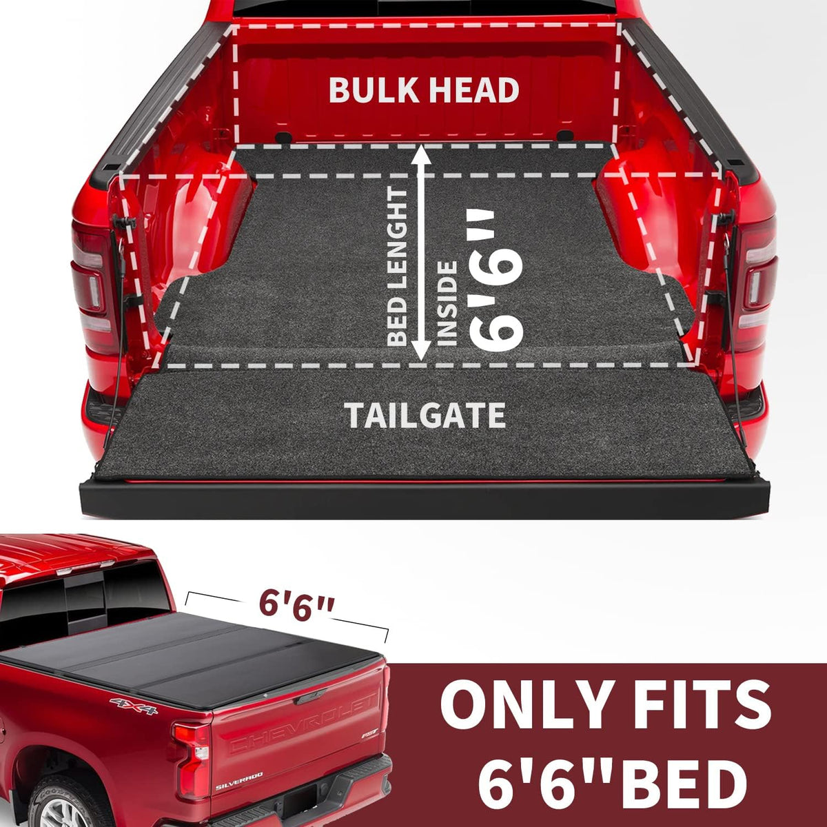 Hard Tri-Fold Truck Bed Tonneau Cover H97028