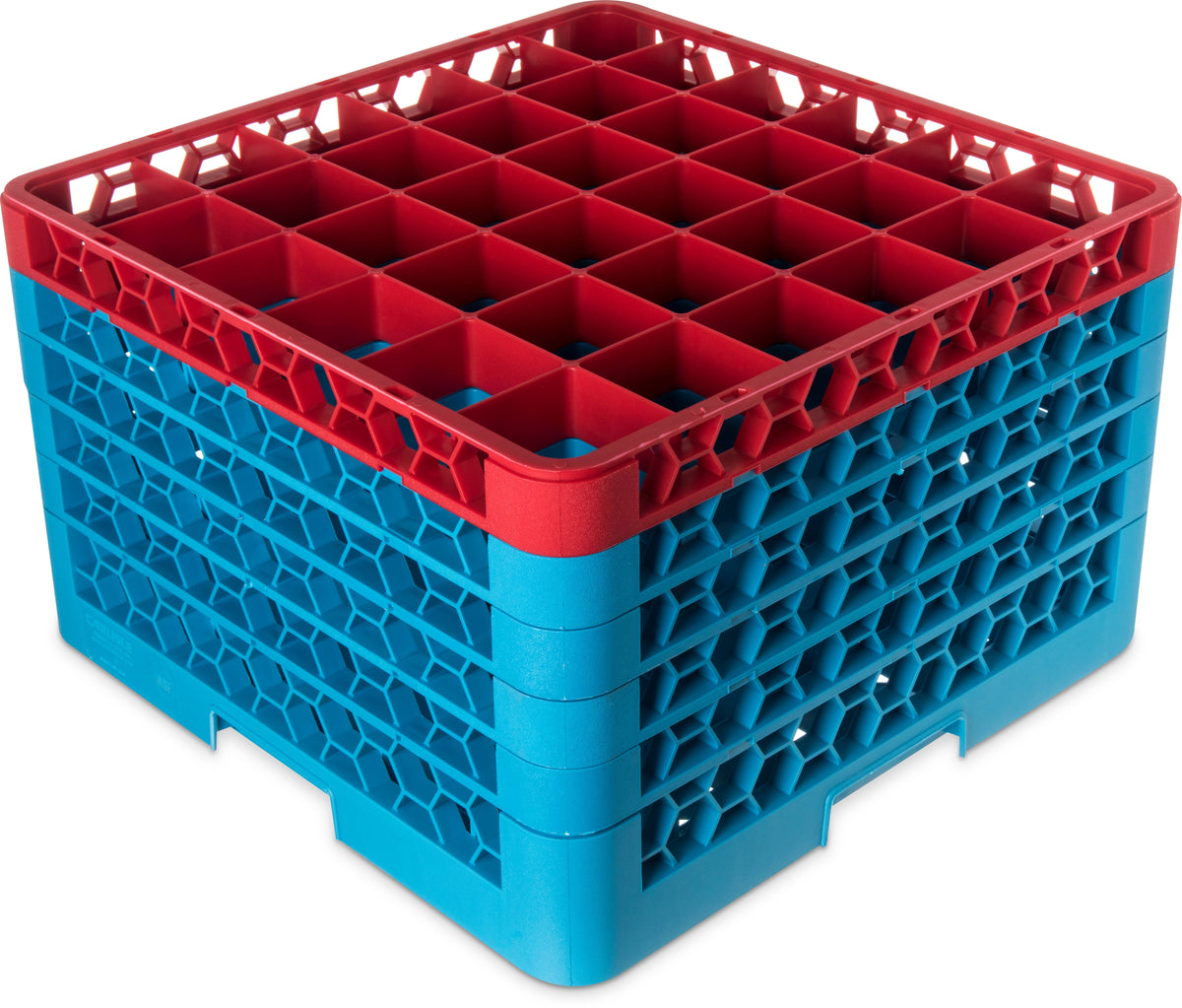 Glass Rack 36 Compartments with 5 Color Coded Extenders P293