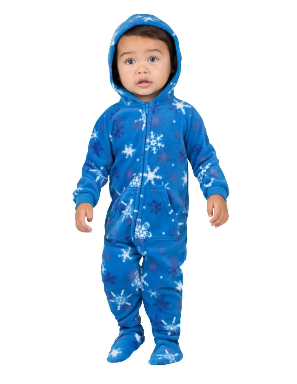 Footed Pajamas Hoodie One Pieces A689365