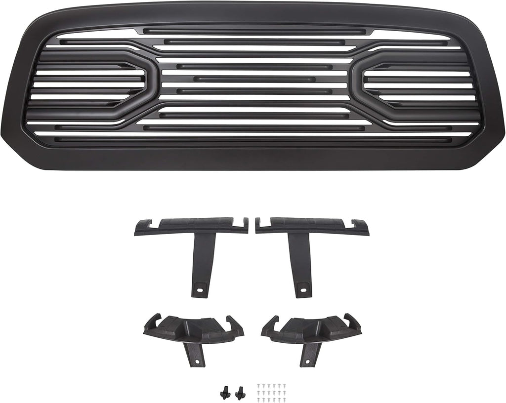 Chrome Front Big Horn Grille Replacement Shell E7983