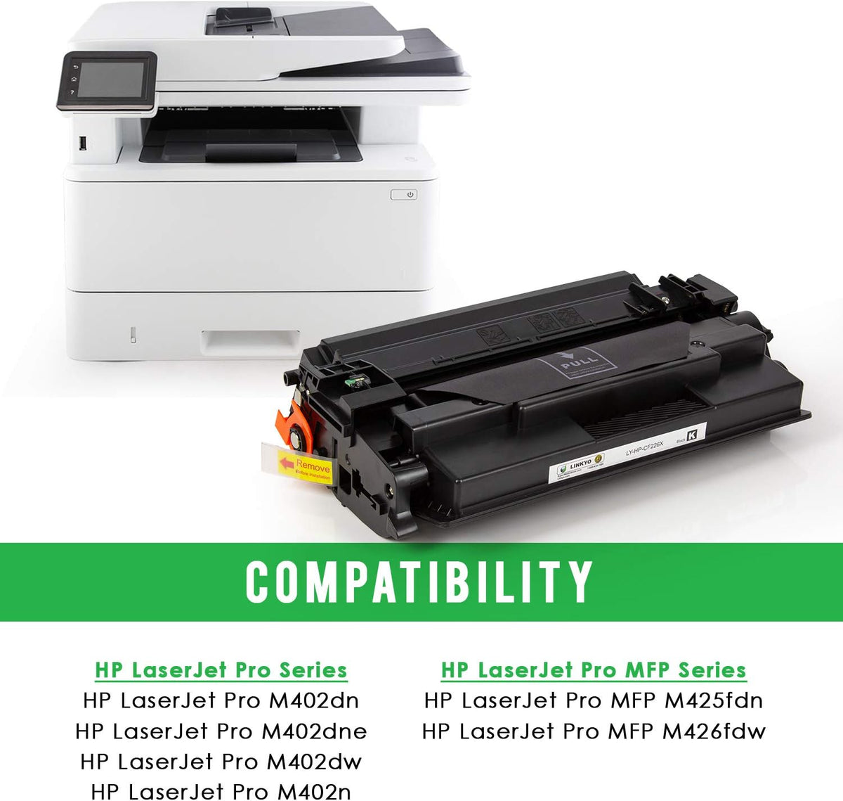 2 Pack Black High Yield Toner Cartridge Q191021