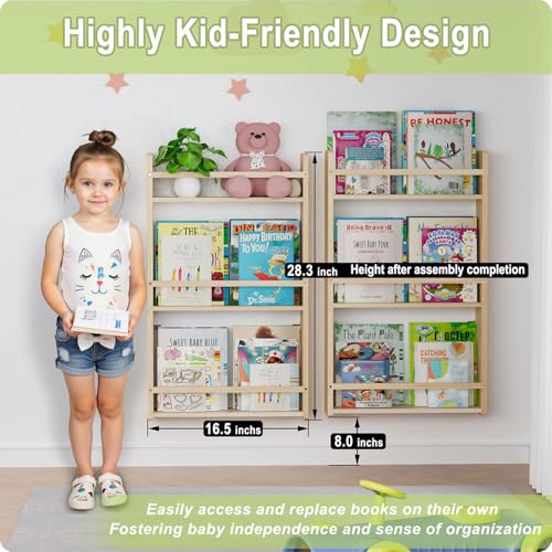 3-Tier Nursery Book Shelves U6277