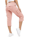 Lightweight Cotton Cargo Capris 6 Pockets Quick Dry L785583