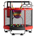 55" Trampoline with Enclosure, 440lbs Capacity G763961