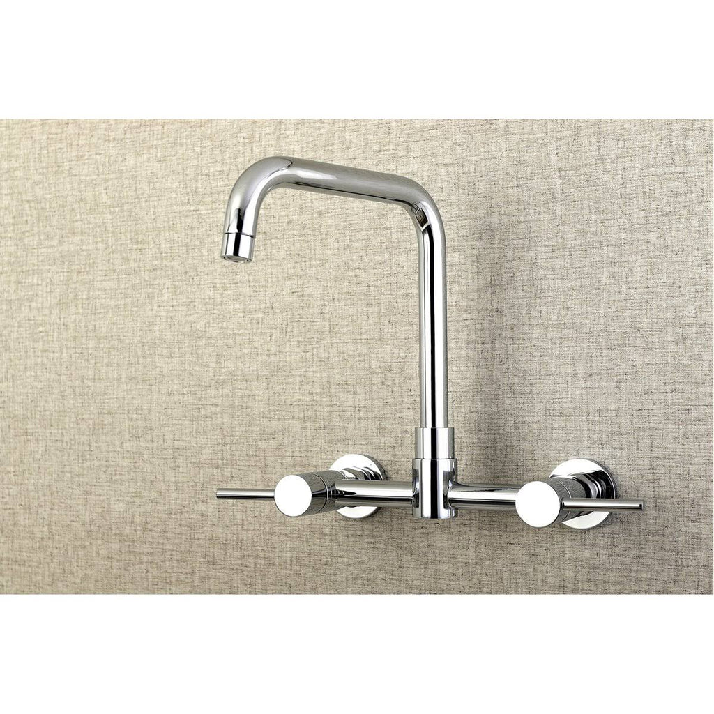 Oil Rubbed Bronze Wall Mount Kitchen Faucet D8418