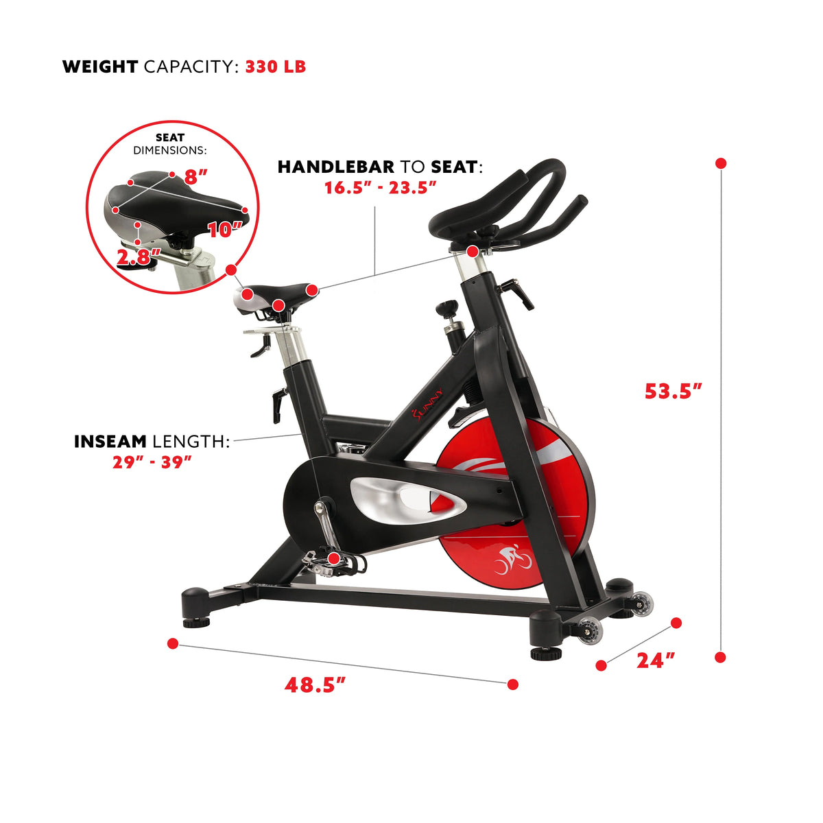 Indoor Cycling Exercise Bike D3858