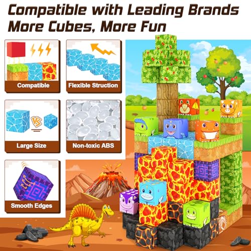 84 PCS Magnetic Tiles Building Blocks W727