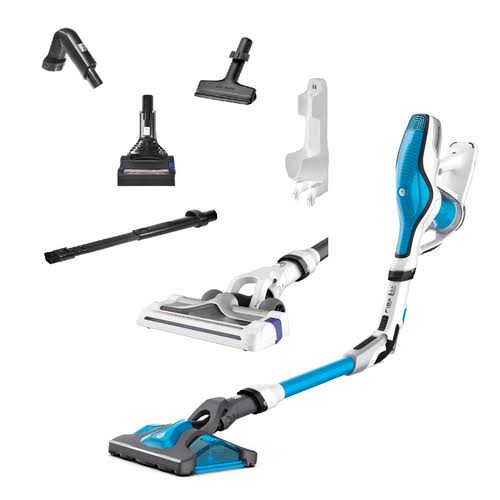 Bagless White, Blue Air Force Flex Vacuum O7888