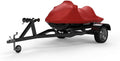 Jet Ski Cover for Yamaha Wave Runner GP 1800R HO 2021, Red, Trailerable, with Storage Bag K974