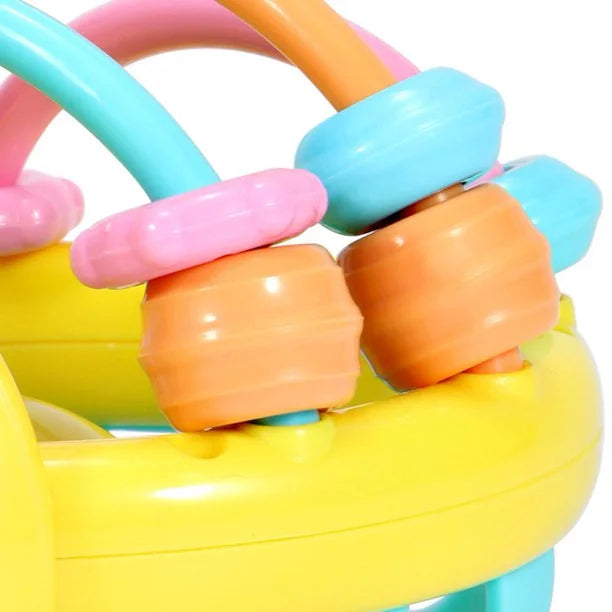 Rattle Ball Sensory Teether Toy Silicone Non-Toxic BPA Free Baby Educational Toy D758