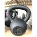 62lb Black Cast Iron Kettlebell U841432
