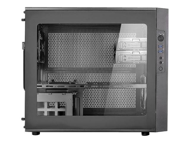 Black ITX Cube Chassis V7776