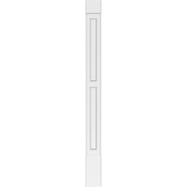 Two Equal Raised Panel PVC Pilaster (Pair) O952