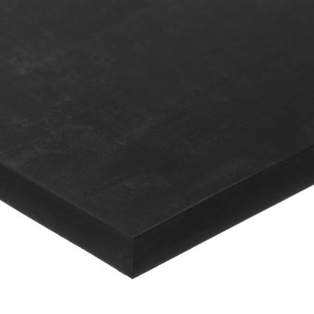 Neoprene Rubber Sheet No Adhesive 60A 1/2 Thick x 36 Wide x 12 Long P263012