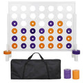 4 in A Row Wooden Board Game with Carry Case G8088