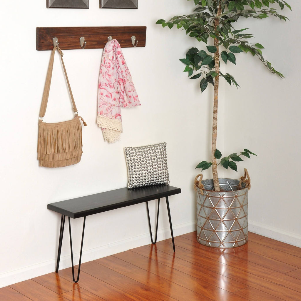 Ebony Wood Bench X2306