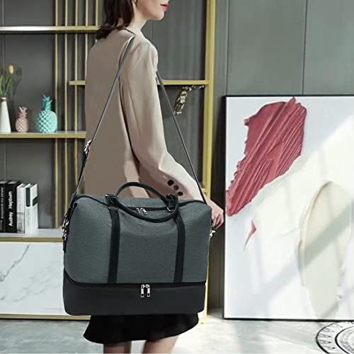 Travel Weekender Bag with Shoe Compartment B86707