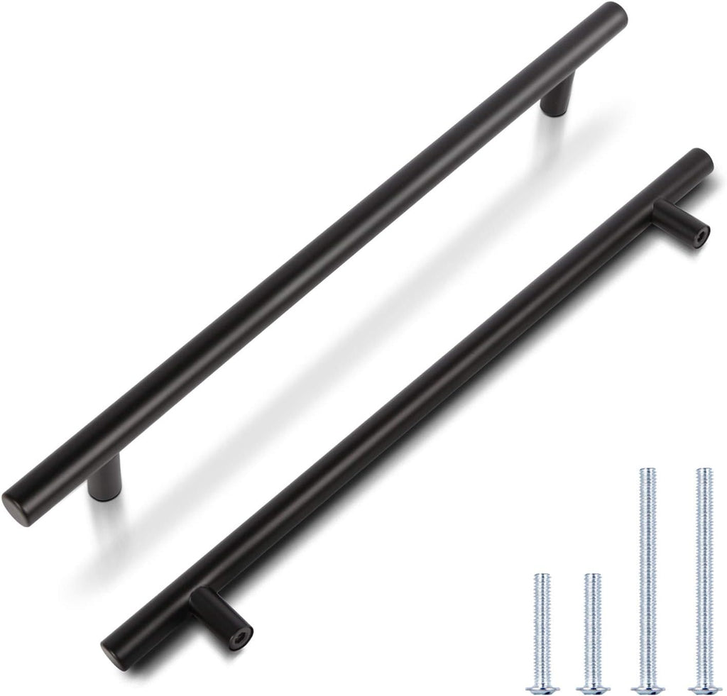 30 Pack Black Stainless Steel Cabinet Pulls and Handles A472