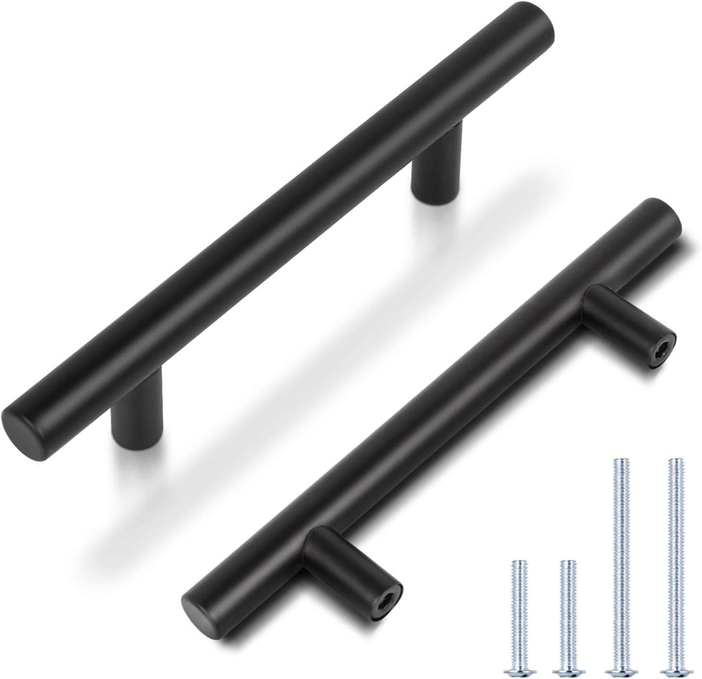 30 Pack Black Stainless Steel Cabinet Pulls and Handles A472