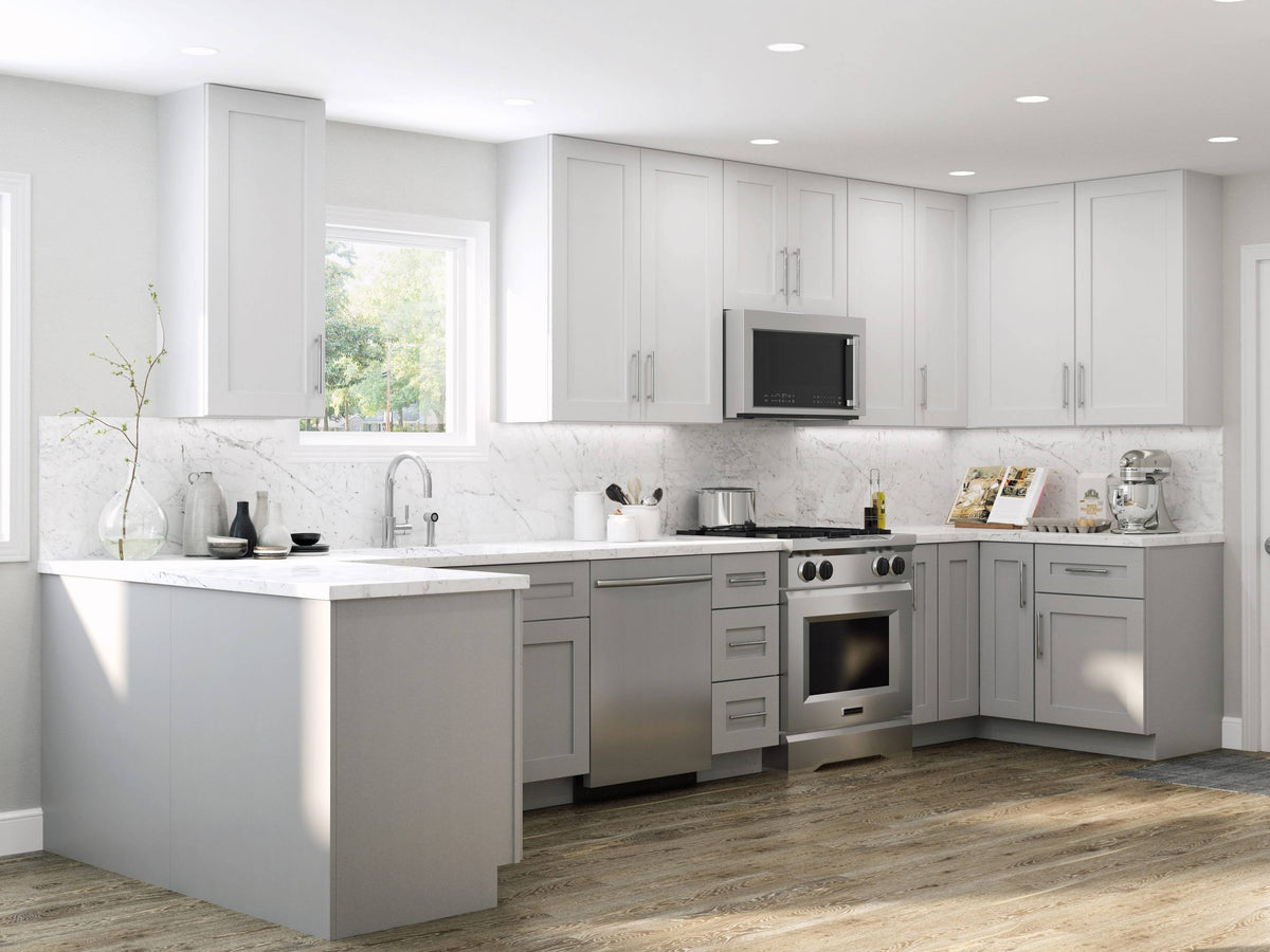 Gray Vinyl Wall Cabinet E6617