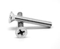1/4 Coarse Thread Phillips Flat Head Machine Screw Zinc Plated M1893