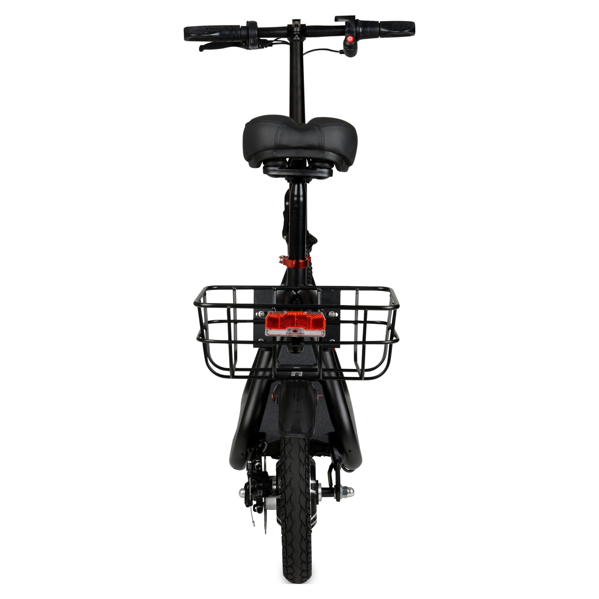 36V Seated Electric Scooter with Basket, 250W Motor, Max Speed 15mph X663