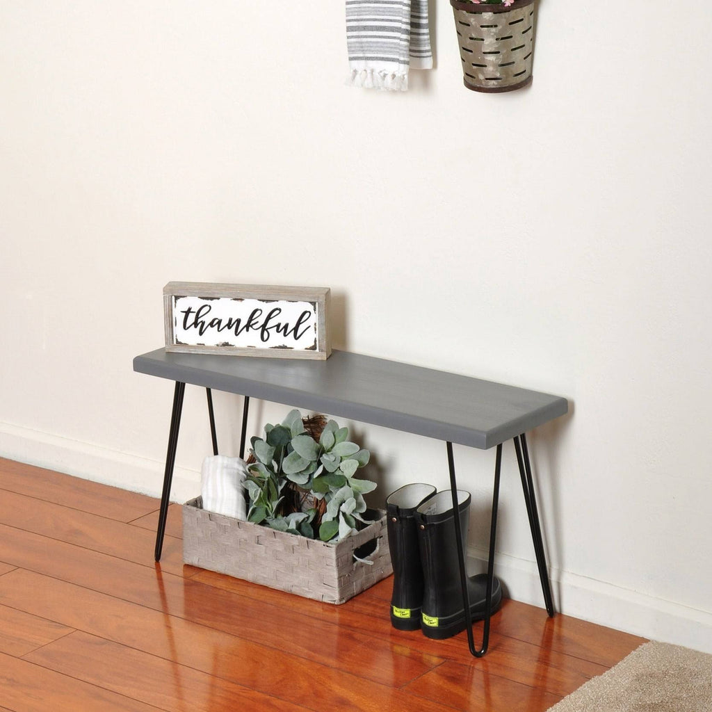 Ebony Wood Bench X2306