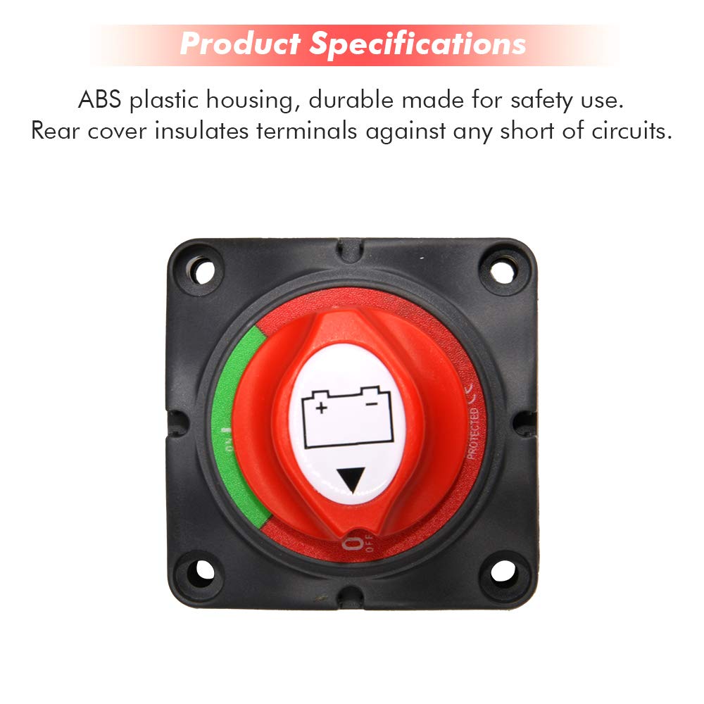 12-48V 200-1000 Amps Battery Switch M182