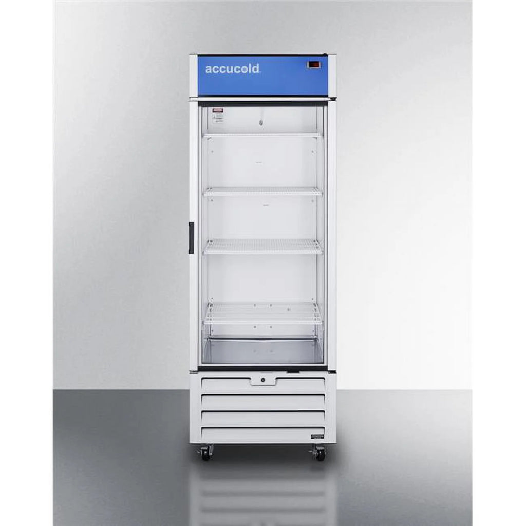 Full-sized glass door commercial beverage center W286