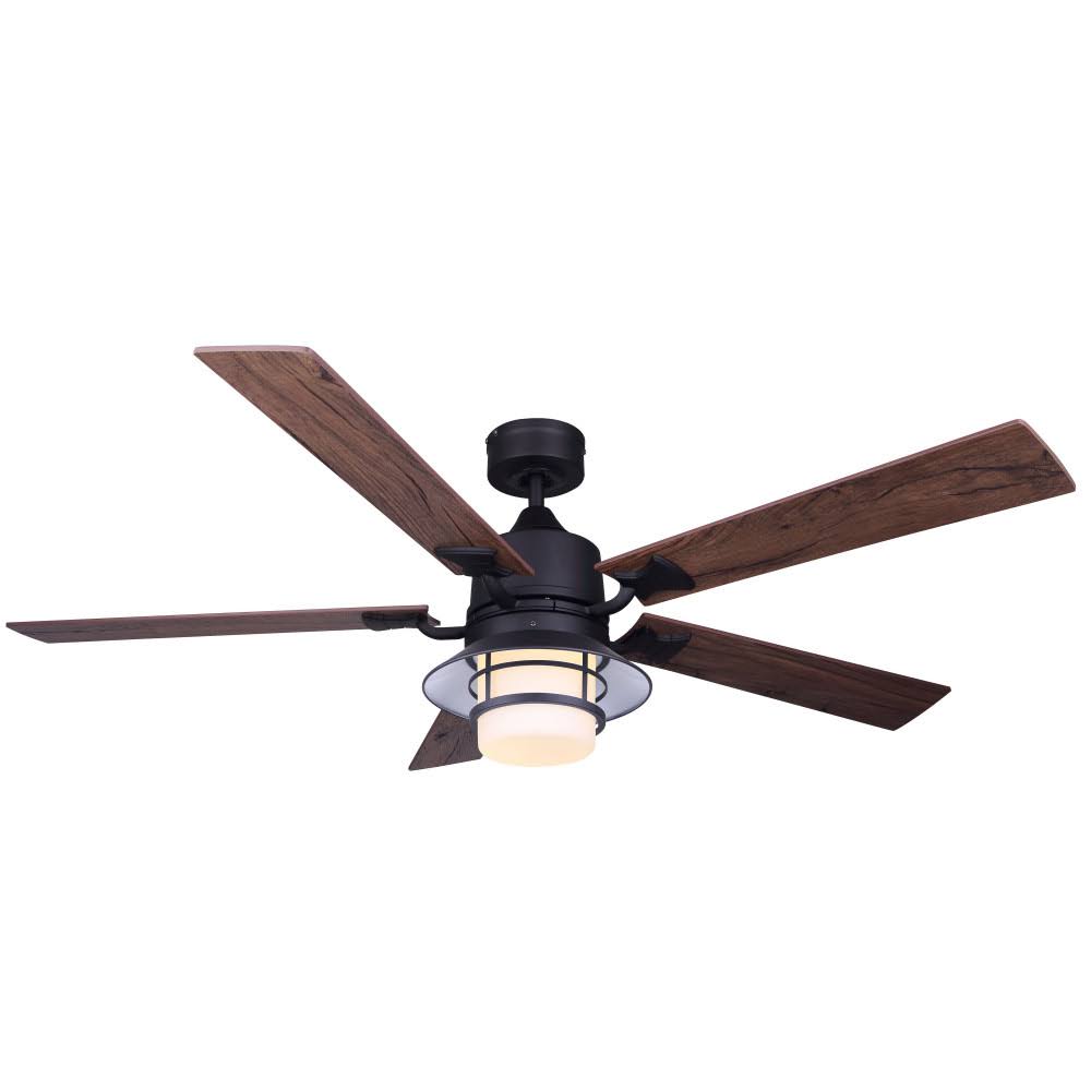 Black 52 inch 5 Blade LED Ceiling Fan B62746