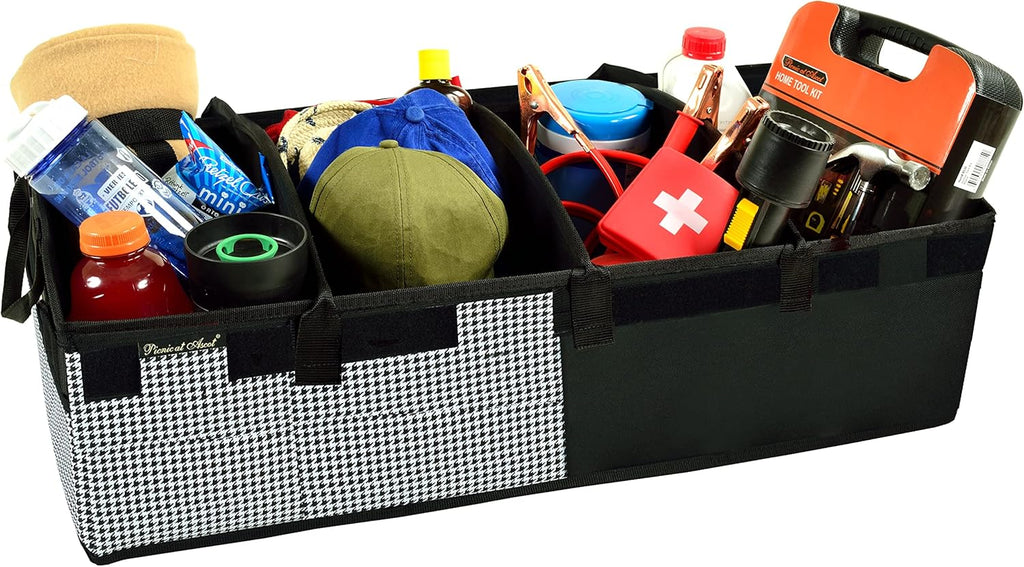 Rigid Base Trunk Organizer with 28 Can Cooler H2917