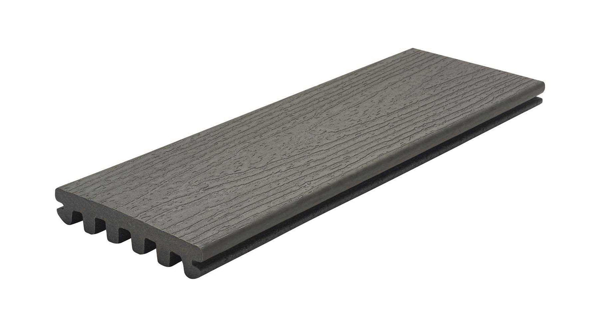 Clam Shell Grey Composite Deck Board I5484