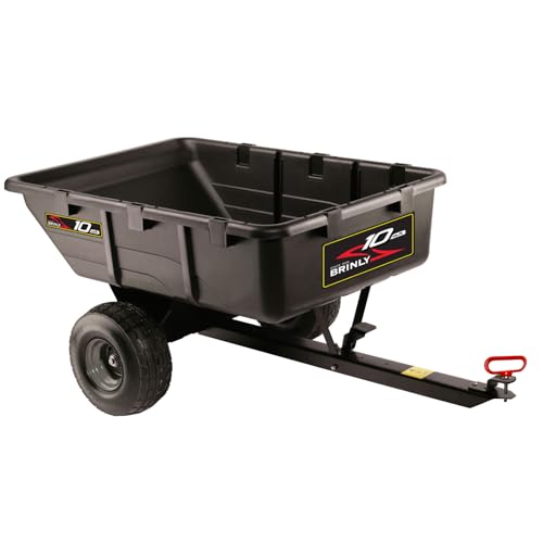 10 cu.ft. 650lb Heavy Duty Poly Utility Cart & Dump Trailer H379