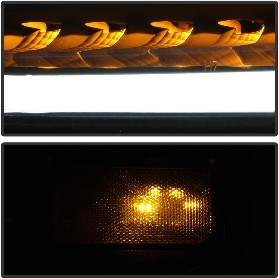 Black Projector Headlights Driver & Passenger Y43939
