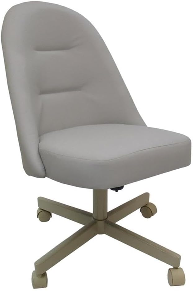 Ocean Beige Swivel Metal Dining Chair J71275