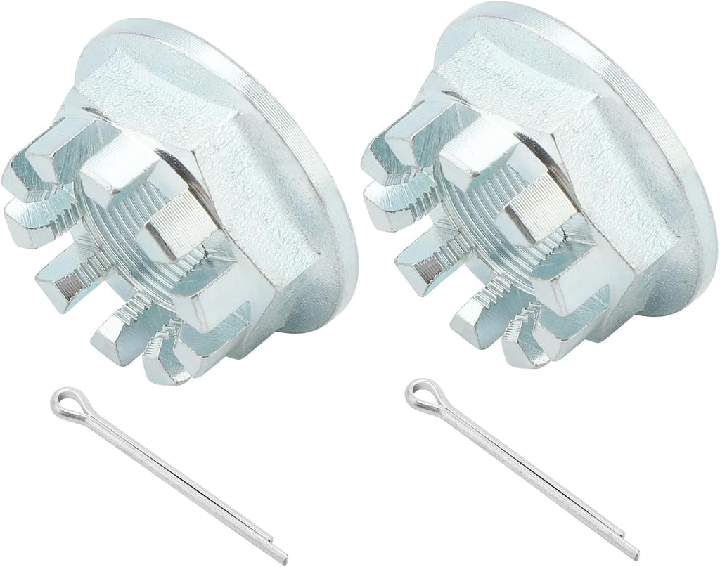 Front & Rear Axle Nuts with Pins 2Pcs U27396