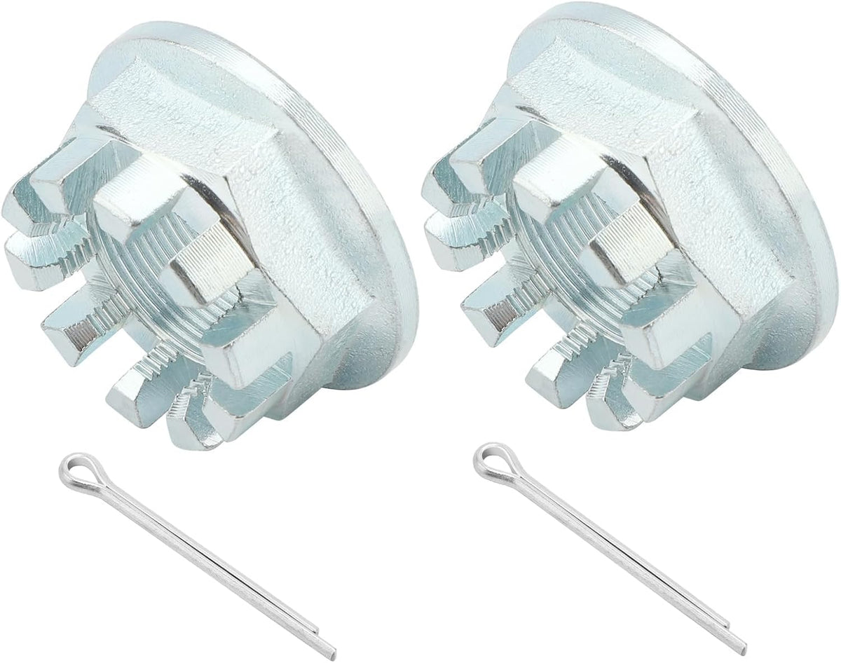 Front & Rear Axle Nuts with Pins 2Pcs U27396