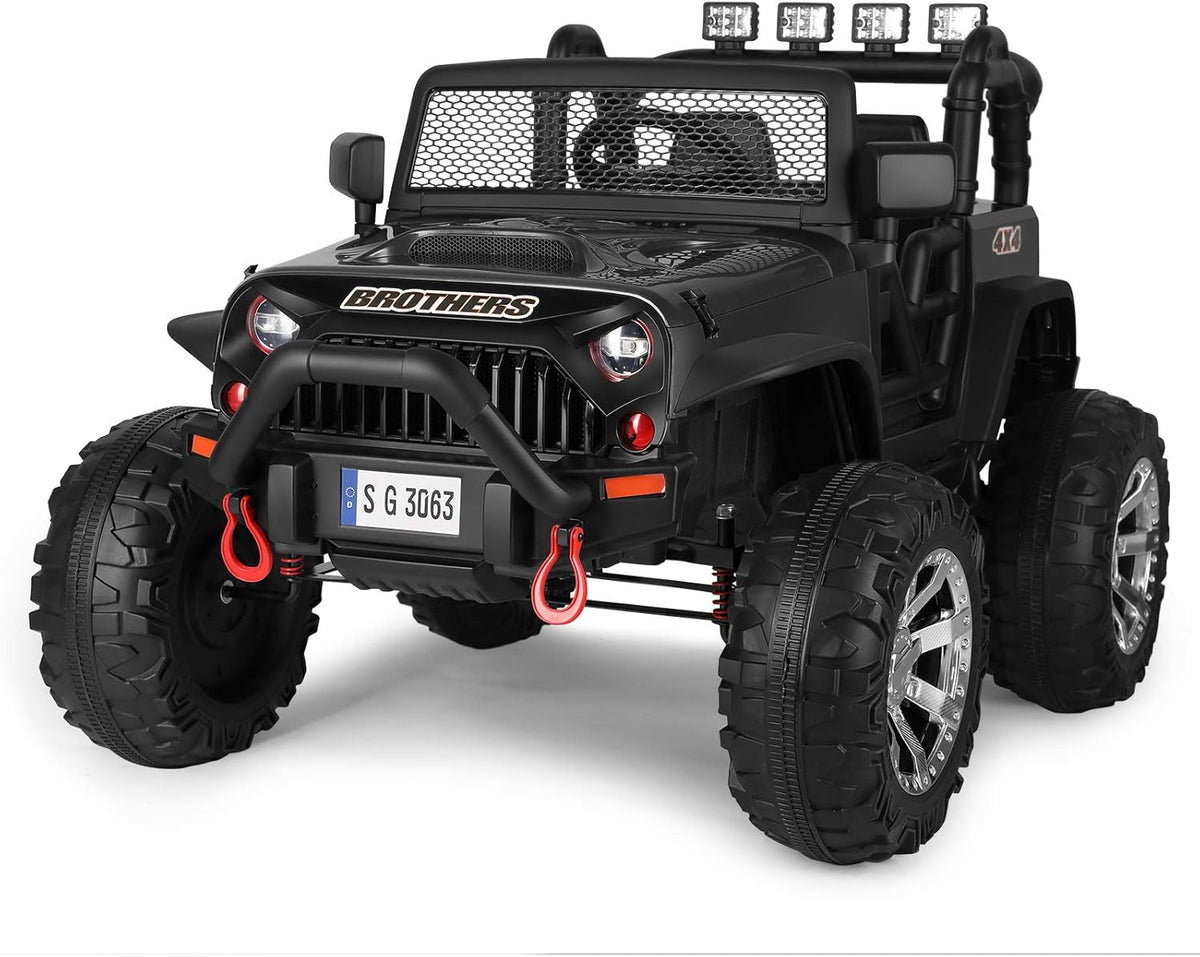 Kids Ride On Truck Electric Car with Parental Remote Control Pink L489896