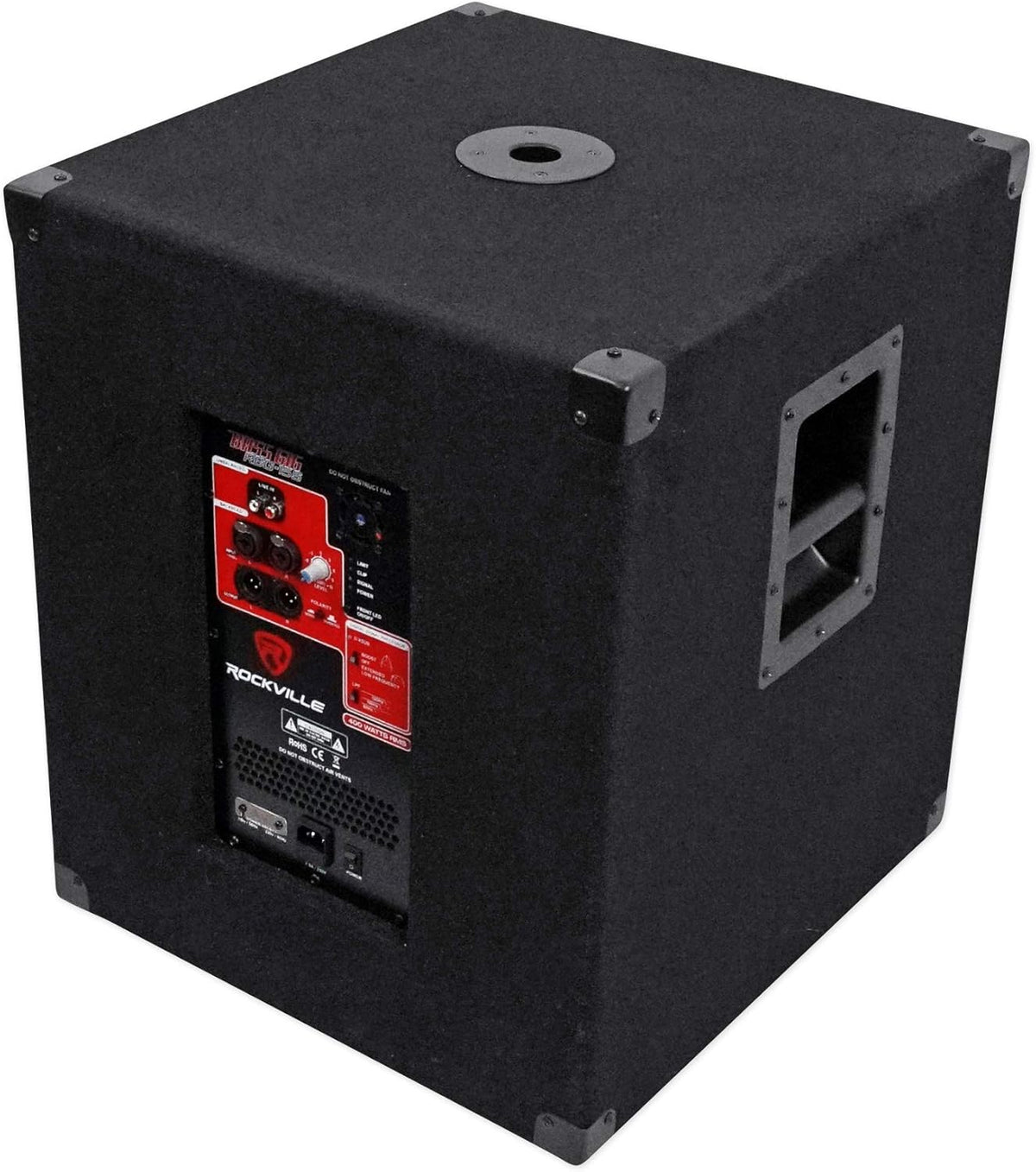 15" 1600w Active Powered PA Subwoofer with Steel Casters H8206