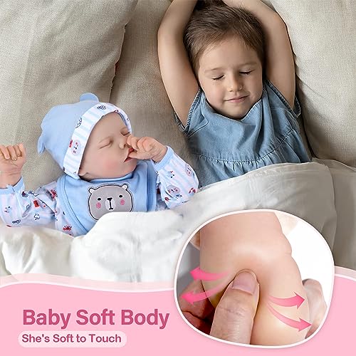 17 Inch Realistic Reborn Baby Doll with Feeding Kit B130198