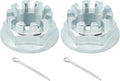 Front & Rear Axle Nuts with Pins 2Pcs U27396