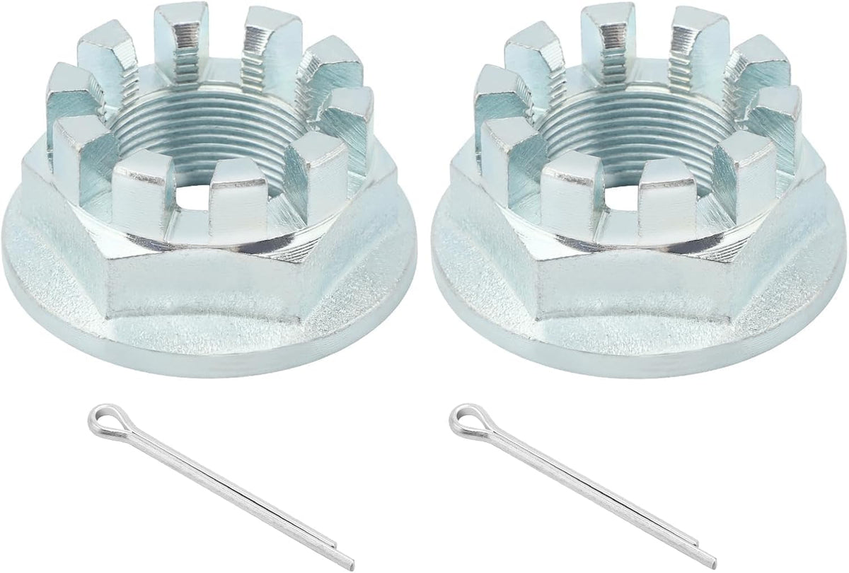 Front & Rear Axle Nuts with Pins 2Pcs U27396