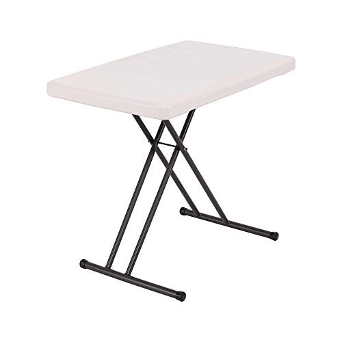 4-Foot Commercial Adjustable Folding Table, Almond G35211